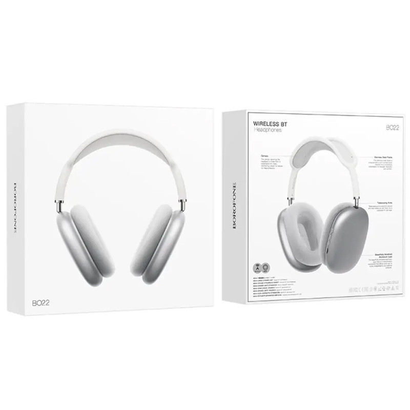 Накладные беспроводные наушники Borofone BO22 Elegant Херсон - зображення 3
