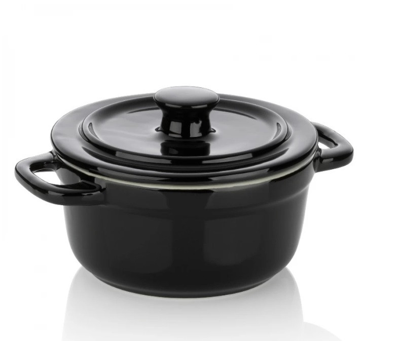 Форма для запікання кругла Kela Malin 11928 14х9 см чорна Київ - зображення 1