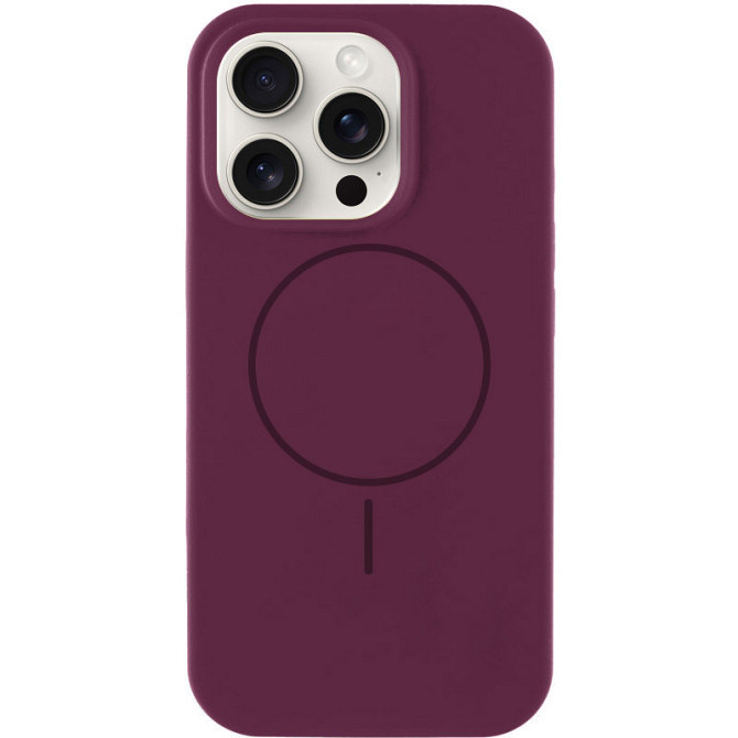 Чехол Silicone Case Full Protective (AA) NO LOGO with MagSafe для Apple iPhone 15 Pro Max (6.7") Херсон - изображение 1