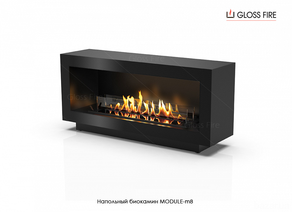 Підлоговий біокамін Module 1200-m8 Gloss Fire Харків - зображення 1