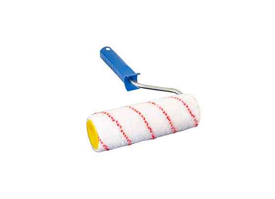 Валик малярный MASTERTOOL Nylon 48/180/9 мм Ø 8 мм с ручкой 92-5403-P Харьков