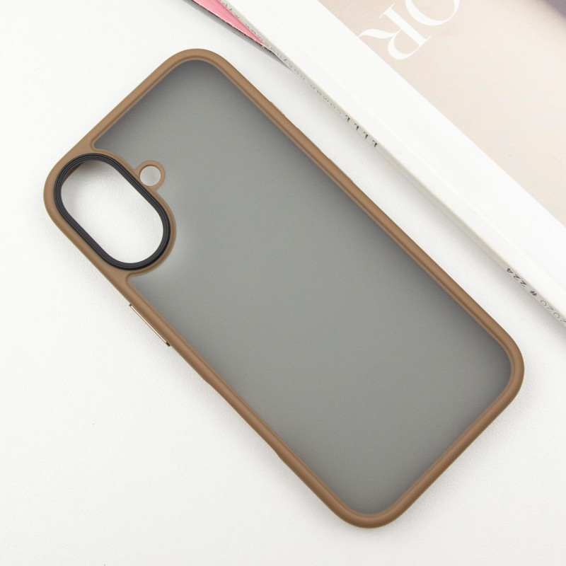 TPU+PC чехол Metal Buttons для Apple iPhone 16 (6.1") Херсон - зображення 9