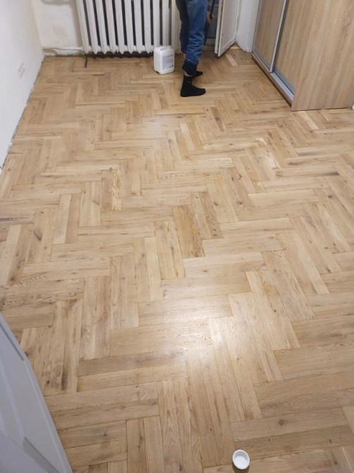 Профессиональная шлифовка циклевка паркета - доски без пыли Киев обл Київ - зображення 7