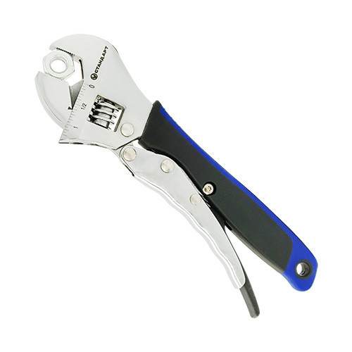 Ключ разводной с фиксатором 250мм, 0-35мм СТАНДАРТ AWG4250 Харьков - изображение 1