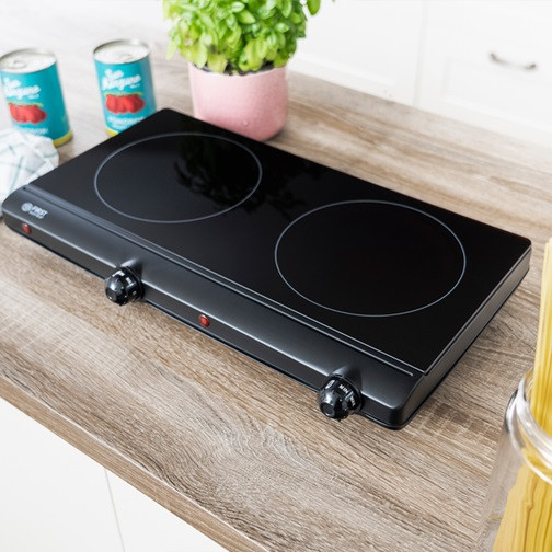 Электроплита First FA-5096-9 2500 Вт черная Киев - изображение 1