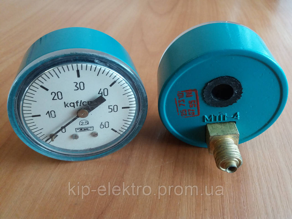Манометр МТП-4М (МТП-4, МТП4М, МТП 4М, МТП) - осевой штуцер (ОШ) Київ - зображення 2