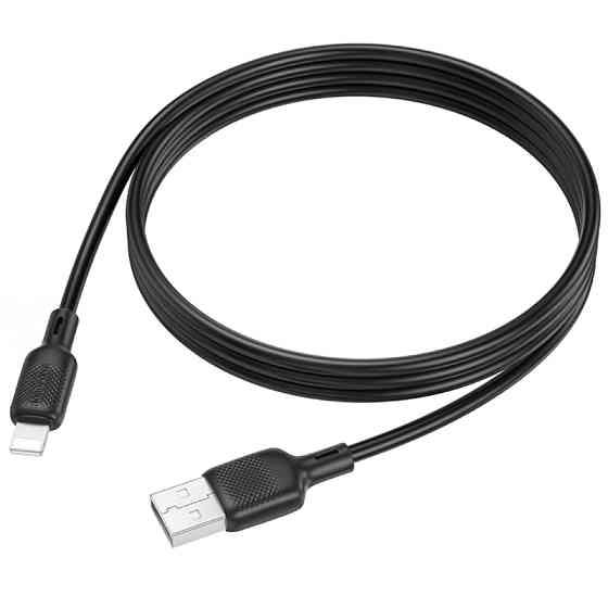 Дата кабель Borofone BX113 Lenny USB to Lightning 2.4A (1m) Херсон