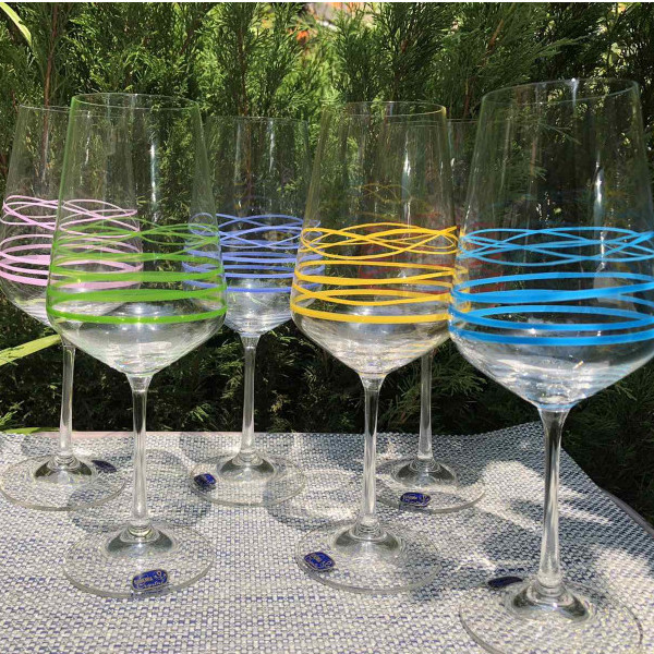 Набір келихів для вина 350 мл 6 шт Bohemia Sandra 40728/350S/M8700 Київ - зображення 1