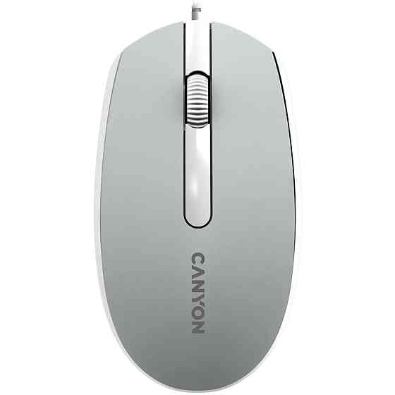 Мышь компьютерная проводная Canyon M-10 Dark Gray CNE-CMS10DG темно-серая Киев