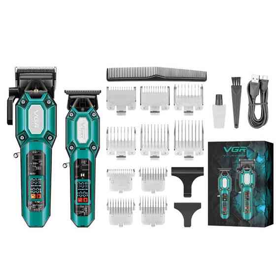 Комплект длят стрижки VGR V-600&900 GREEN зеленый Киев