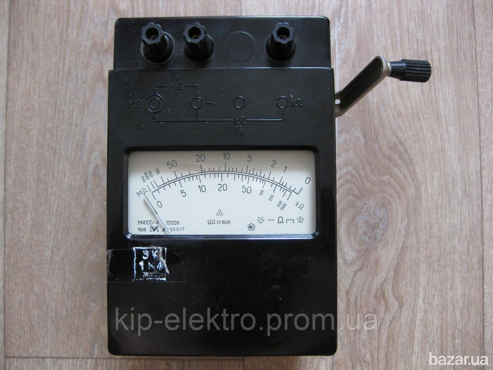 Мегаомметр М4100/4 (М4100/1-5, М-4100/4, М 4100/4, М4100, М-4100, М 4100) Київ - зображення 3