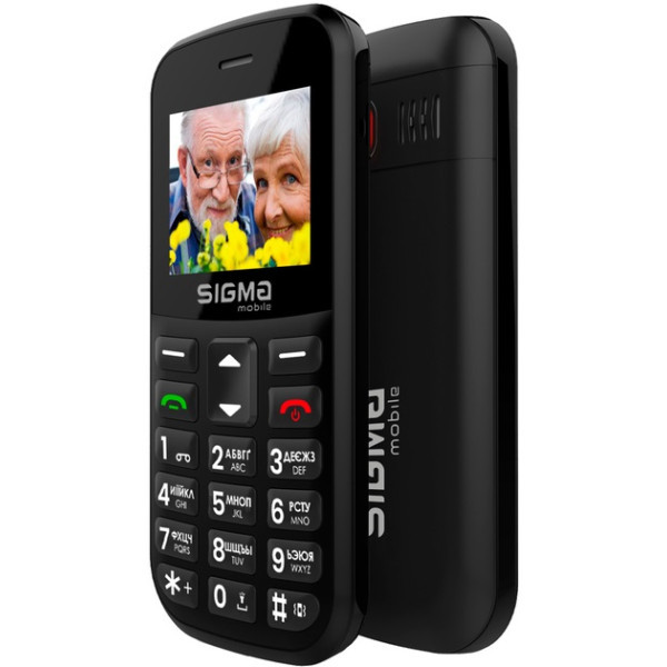 Телефон Sigma Mobile Comfort 50 Easy Black (Код товару:40071) Харків - зображення 4