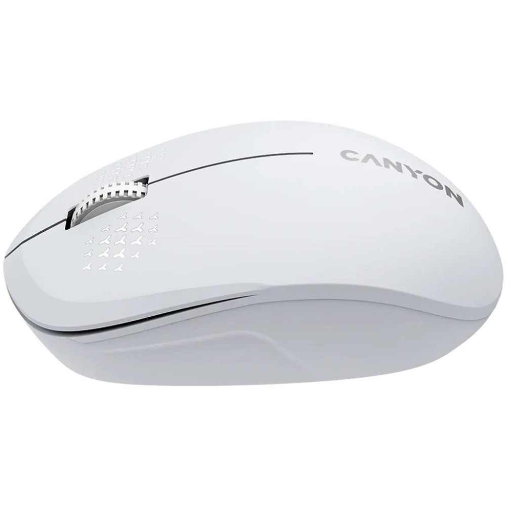 Мышь компьютерная безпроводная Canyon MW-04 White CNS-CMSW04W белая Київ - зображення 4