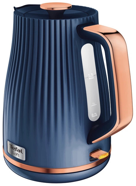 Электрочайник Tefal Loft KO251430 1,7 л синий Київ - зображення 6