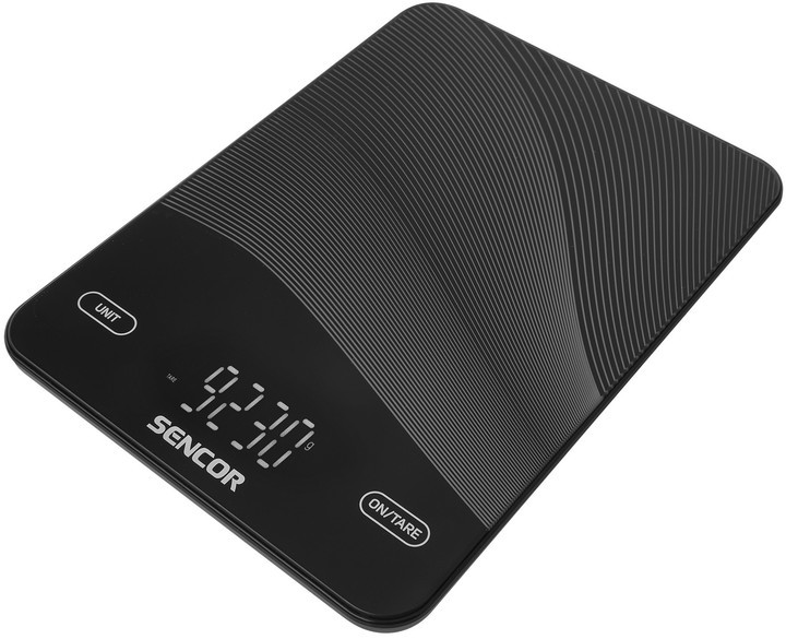 Весы кухонные Sencor SKS7700BK 10 кг черные Київ - зображення 3
