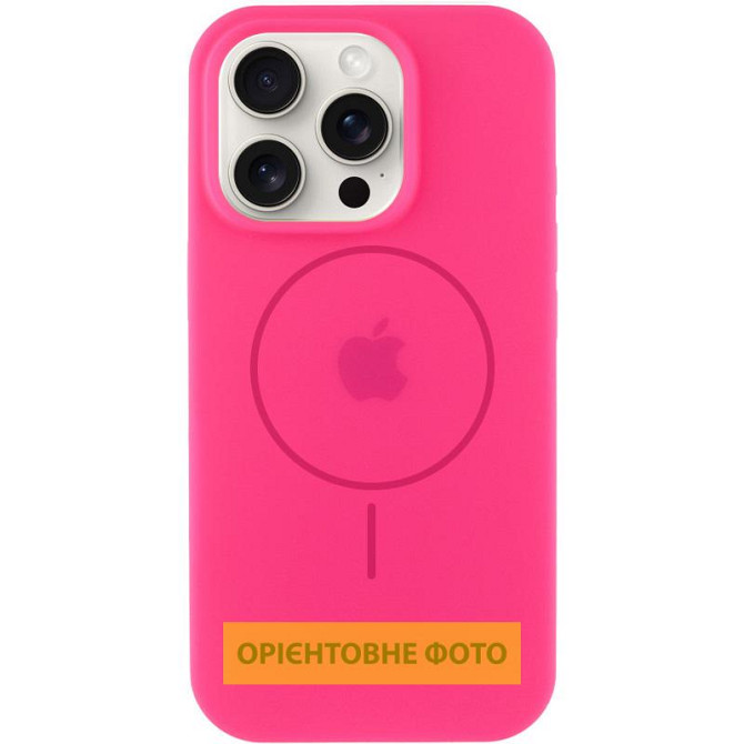 Чехол Silicone Case Full Protective (AA) V2 with MagSafe для Apple iPhone 16e (6.1") Херсон - зображення 1