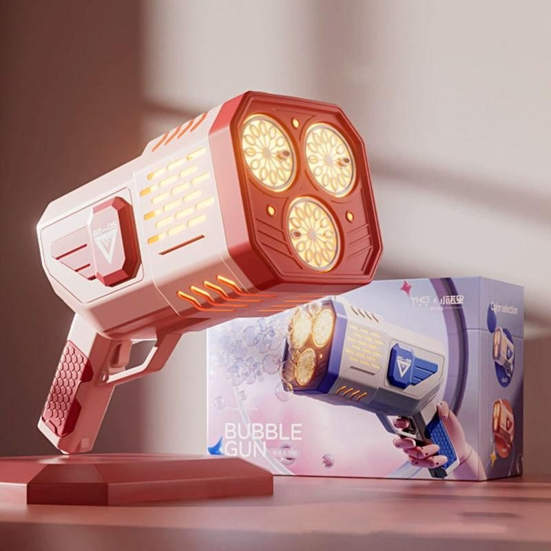 Пистолет с мыльными пузырями SHT 333-16 на 36 отверстий + 2xbottle 150ml Херсон - изображение 3