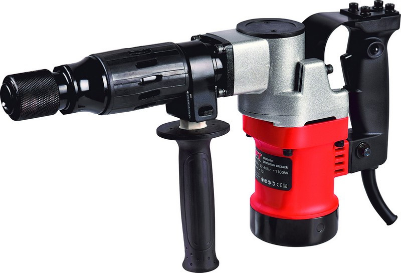 Молоток отбойный MPT PROFI 1100 Вт 10 Дж 3000 уд/мин HEX 17 1 стамеска металлический кейс MDB0810 Харків - зображення 1