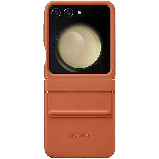 Кожаный чехол Leather Case (AAA) для Samsung Galaxy Z Flip5 Херсон