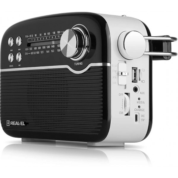 Радіоприймач REAL-EL X-545 Black (EL121800005) (Код товару:36528) Харків - зображення 5