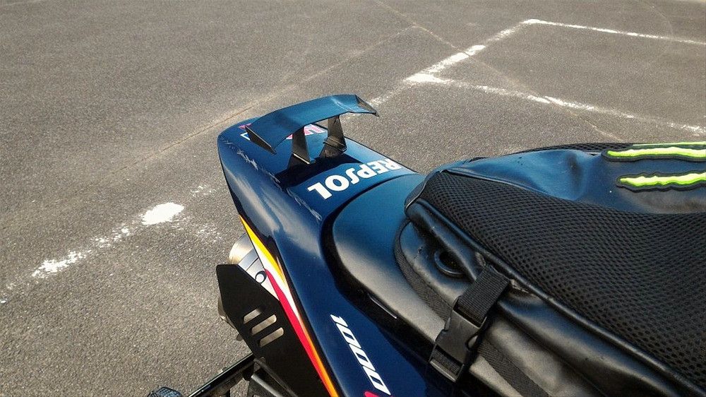 Спойлер-мини на авто или мото Чёрный Бориспіль - зображення 2