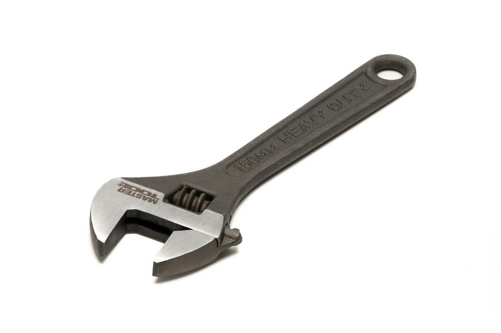 Ключ разводной MASTERTOOL 150 мм 0-20 мм CrV фосфатированный 76-0221 Харьков - изображение 1