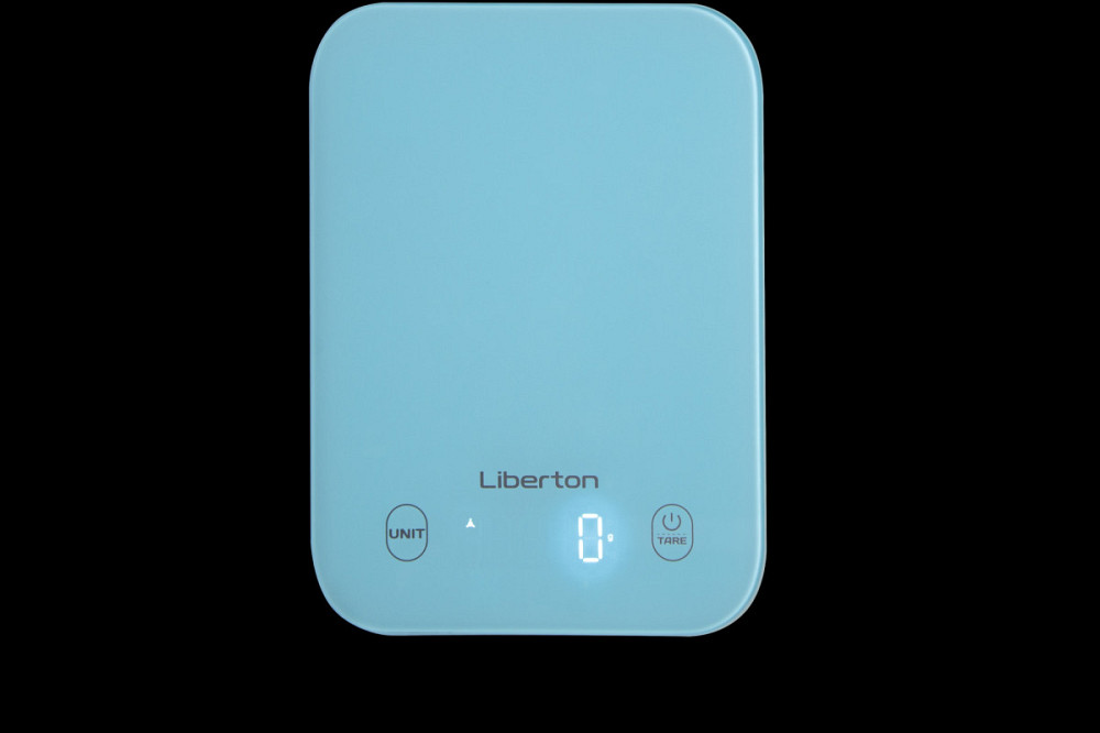 Весы кухонные Liberton LKS-0717 10 кг голубые Київ - зображення 1