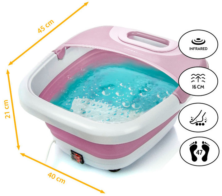 Массажная ванночка для ног First FA-8116-2-PI 450 Вт розовая Киев - изображение 2