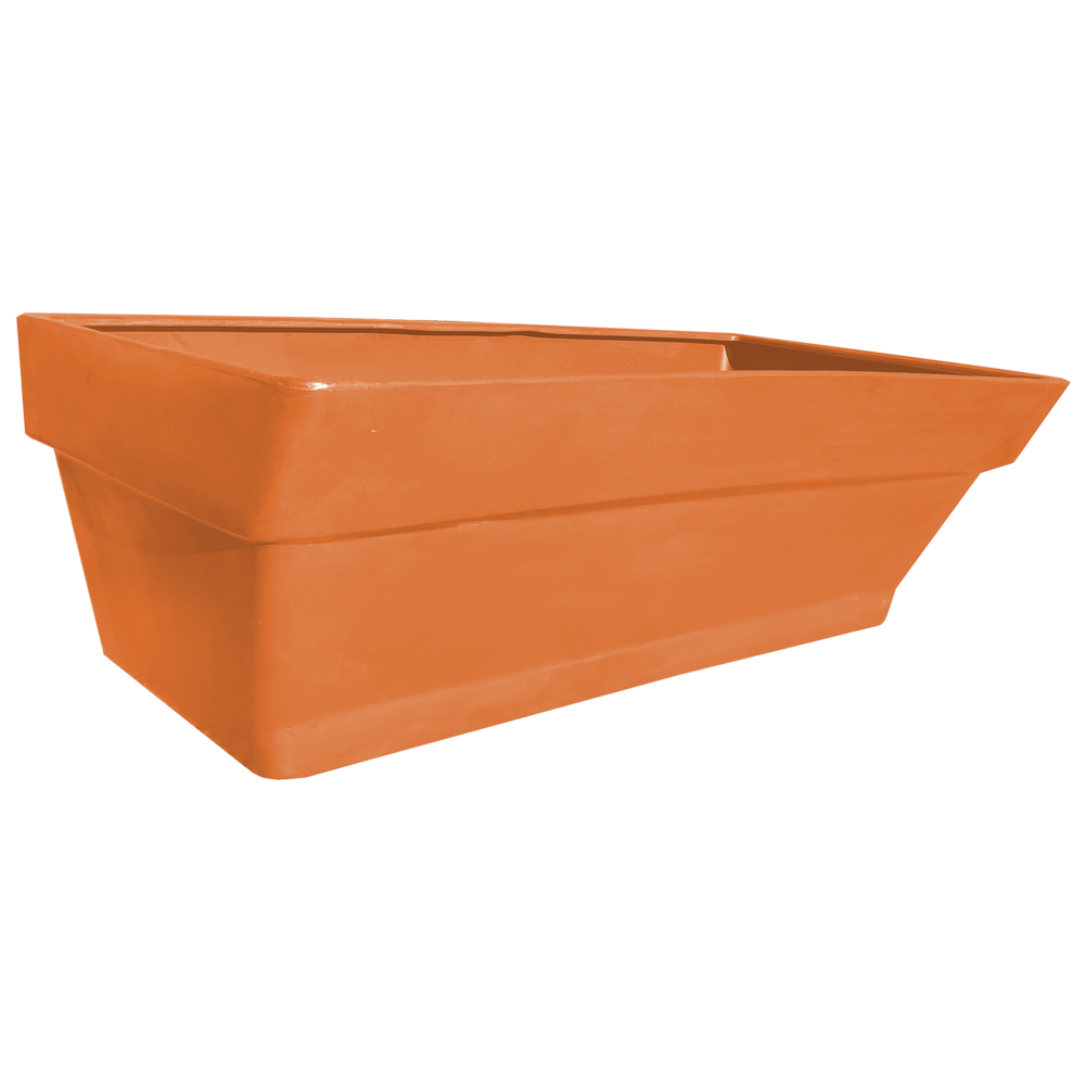 Грядка пластиковая 210 л оранжевая Київ - зображення 1