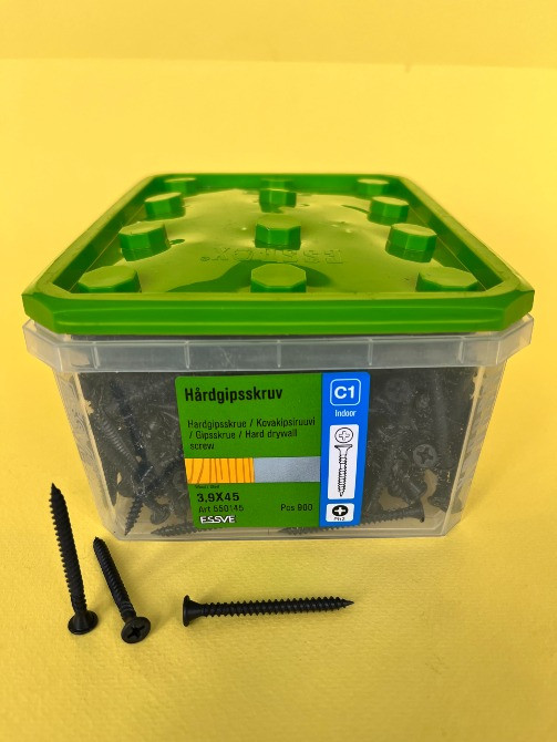 Саморіз ESSVE комбі 3.9*45 мм для гіпсокартону, 900шт -Арт.550145 Винница - изображение 9