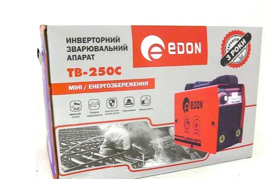 Новий апарат зварювальний EDON TB-250С (250А/3.9кВт) Львів - зображення 6
