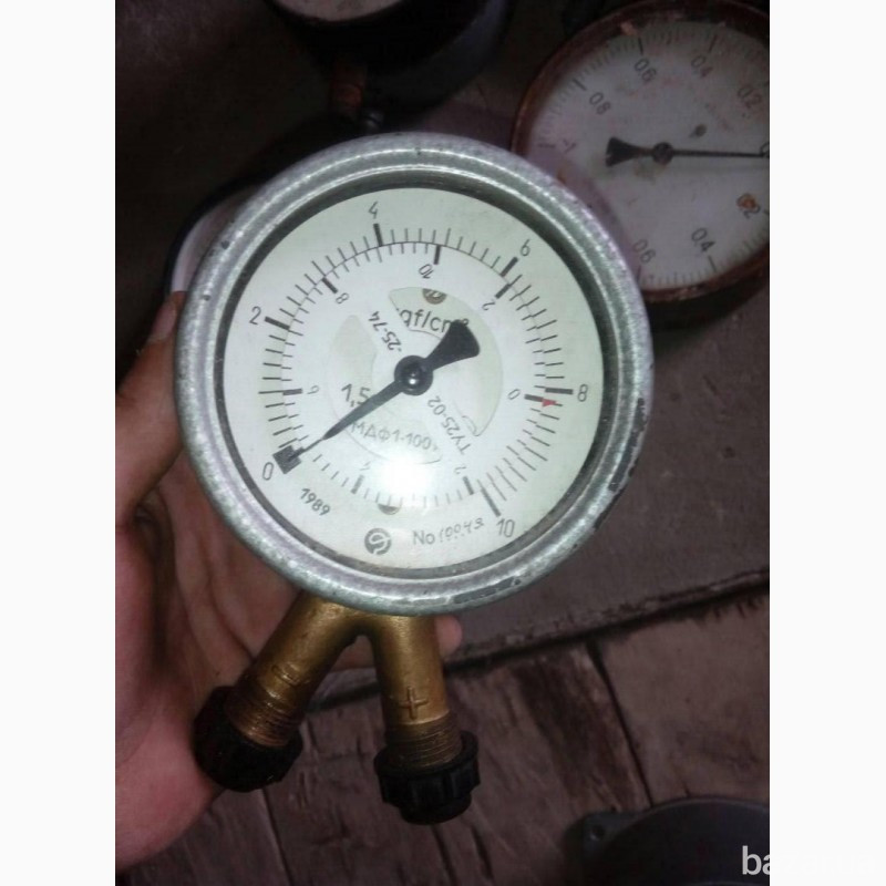 Манометры МДФ-1-100У3, 0-10 кгс/см2. -1шт. 350грн Харків - зображення 3