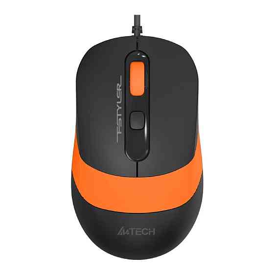 Мышь компьютерная безпроводная A4Tech Fstyler FG10 Black/Orange оранжевая Київ