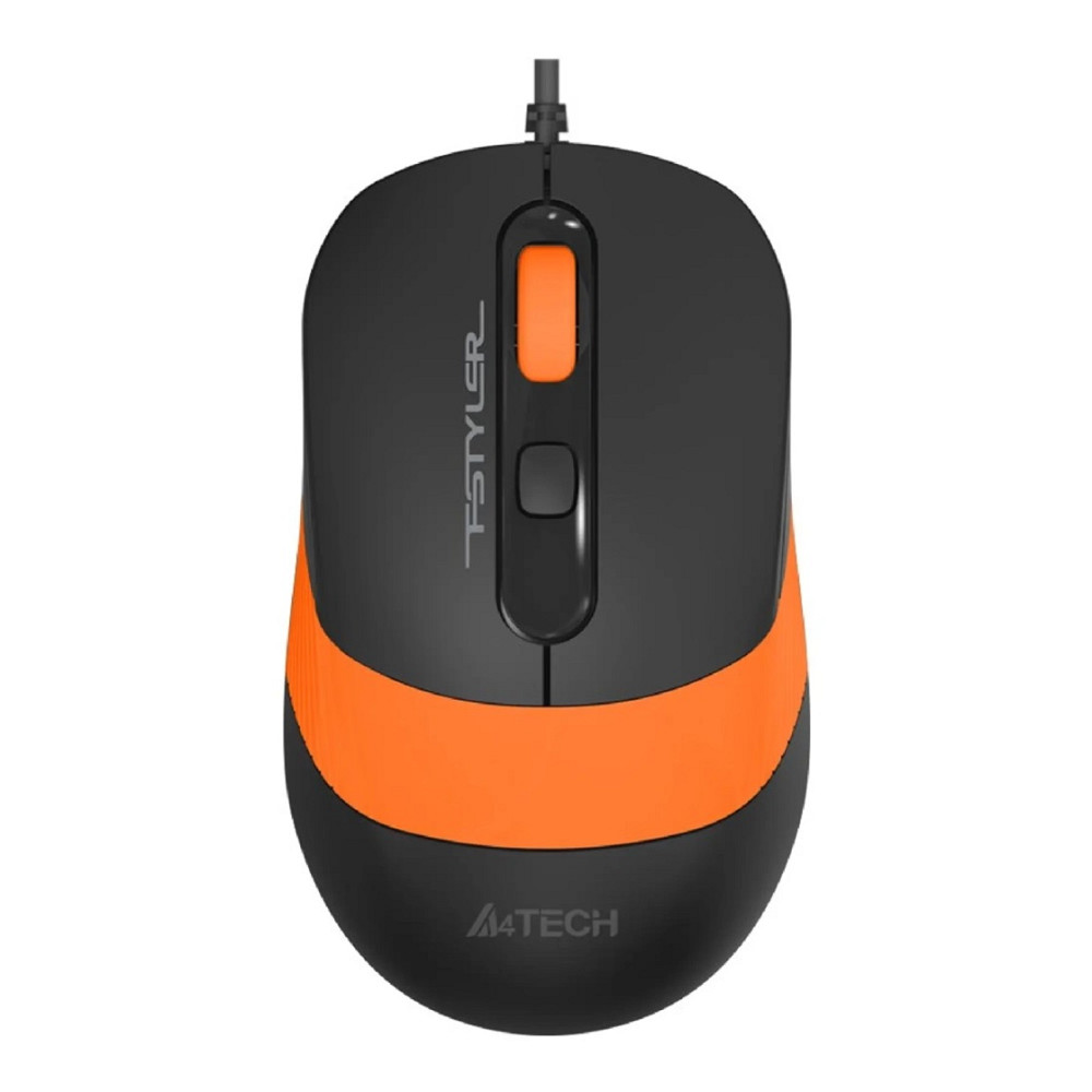 Мышь компьютерная безпроводная A4Tech Fstyler FG10 Black/Orange оранжевая Київ - зображення 1