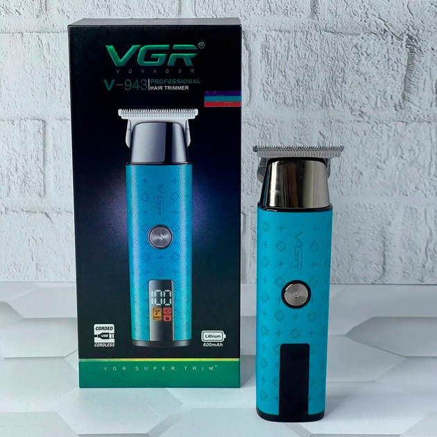 Триммер VGR V-943 BLUE 10 Вт синий Київ - зображення 5