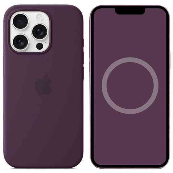 Чехол Silicone case (AAA) with Magsafe and Animation для Apple iPhone 16 Pro (6.3") Херсон