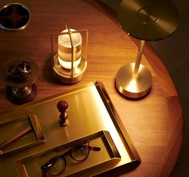 Кристальна LED лампа, 2000mAh, сенсорне керування, USB зарядка Київ - зображення 3