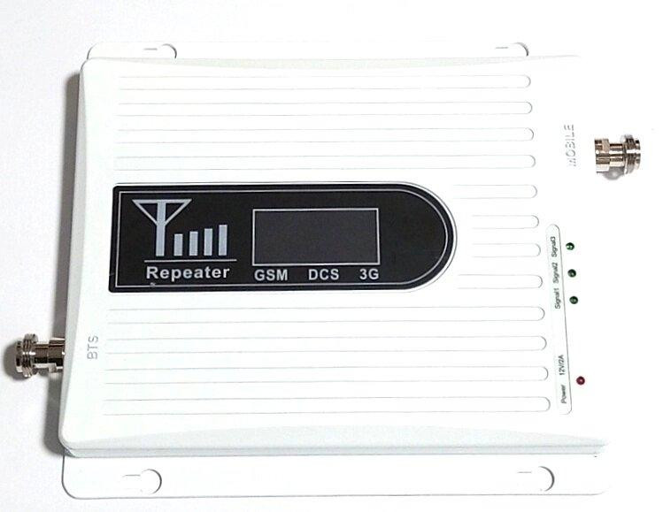 Усилитель мобильного интернета и связи трехдиапазонный DLC-2365-GDW 900/1800/2100 МГц, 600-800 кв. м Днепр - изображение 2