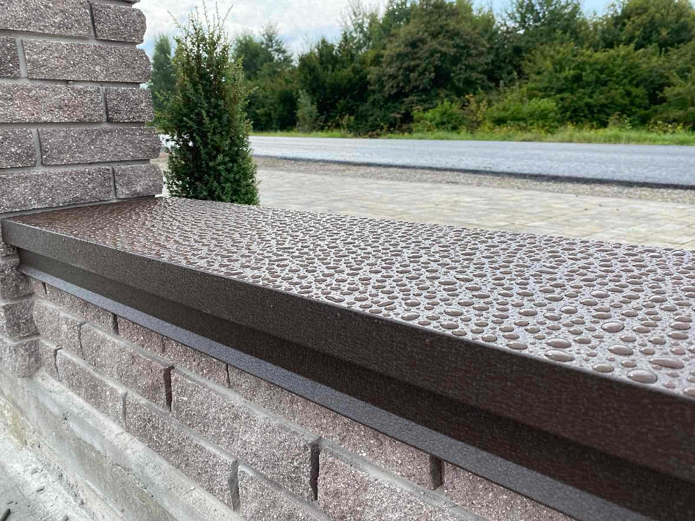 Бетонні та металеві капелюхи на паркан Стрый - изображение 11