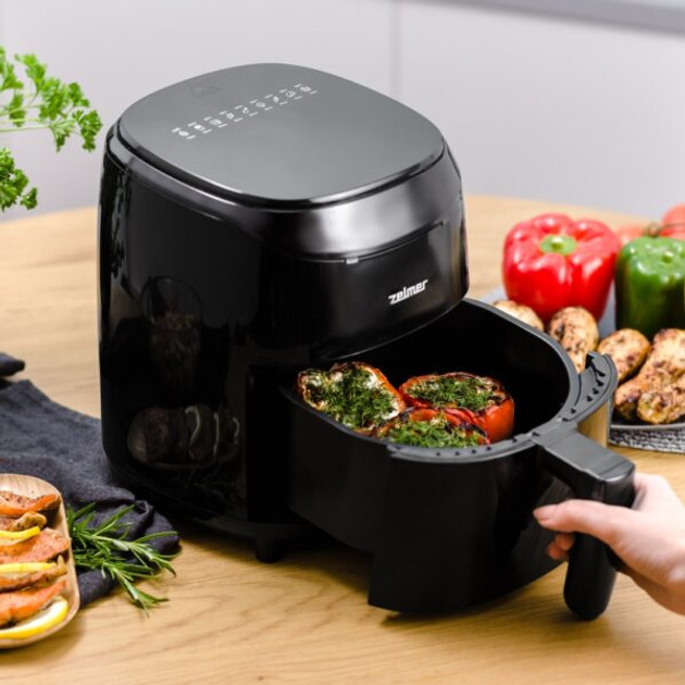 Мультипечь ZELMER ZAF3550 1200 Вт черная Київ - зображення 2