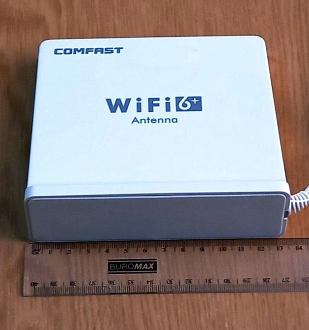 Wi-Fi 6+ антенна двухчастотная 2160-2600/5230-5840 МГц, 5dBi, RP-SMA разъемы, магнитное основание, C Дніпро - зображення 8