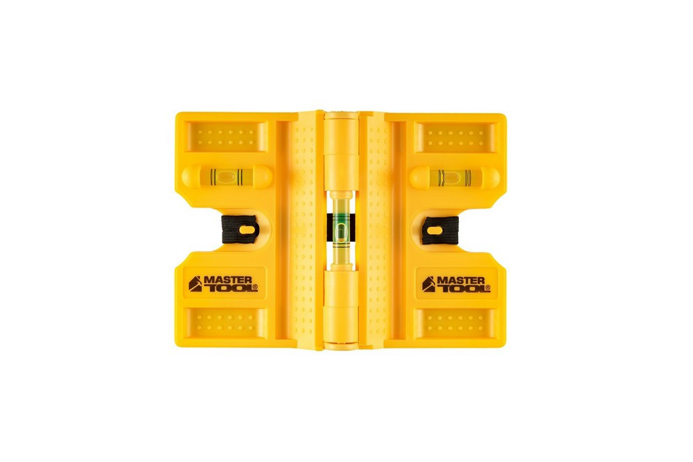 Уровень угловой складной MASTERTOOL POSTPOS с шарниром 90°-180° 3 капсулы 4 магнита 30-0892 Харків - зображення 5