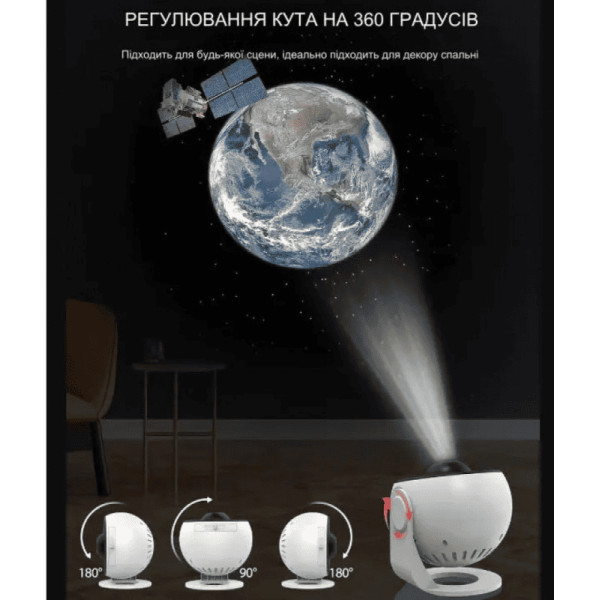 DM Нічний світильник-проектор BL-DQY02 Black Харьков - изображение 3