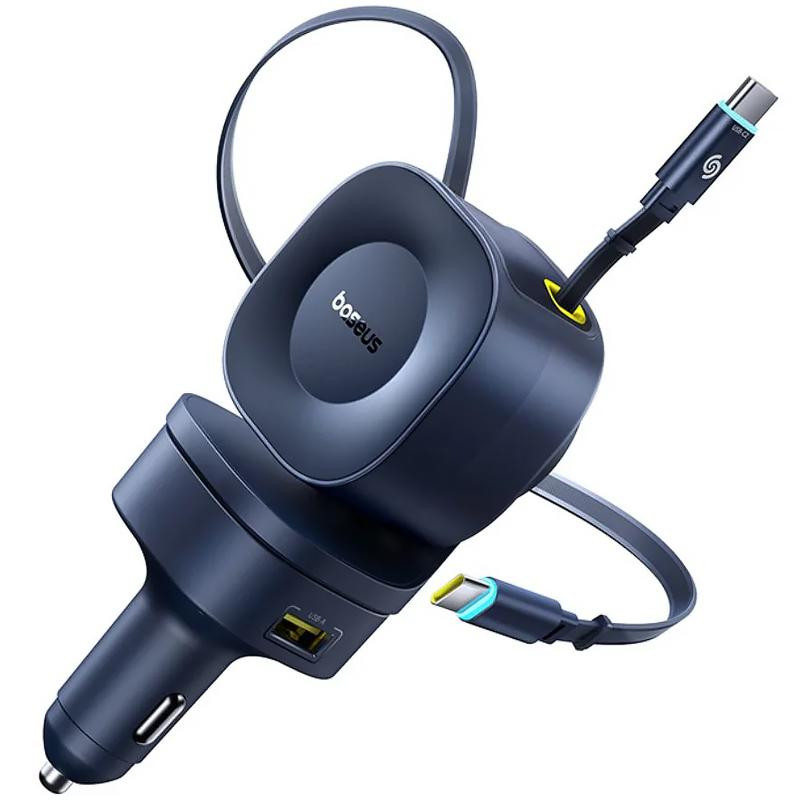 АЗУ Baseus PrimeTrip VR2 Max PD100W+QC3.0 with retractable cable (1USB-A/3C) (C02066) Херсон - изображение 1