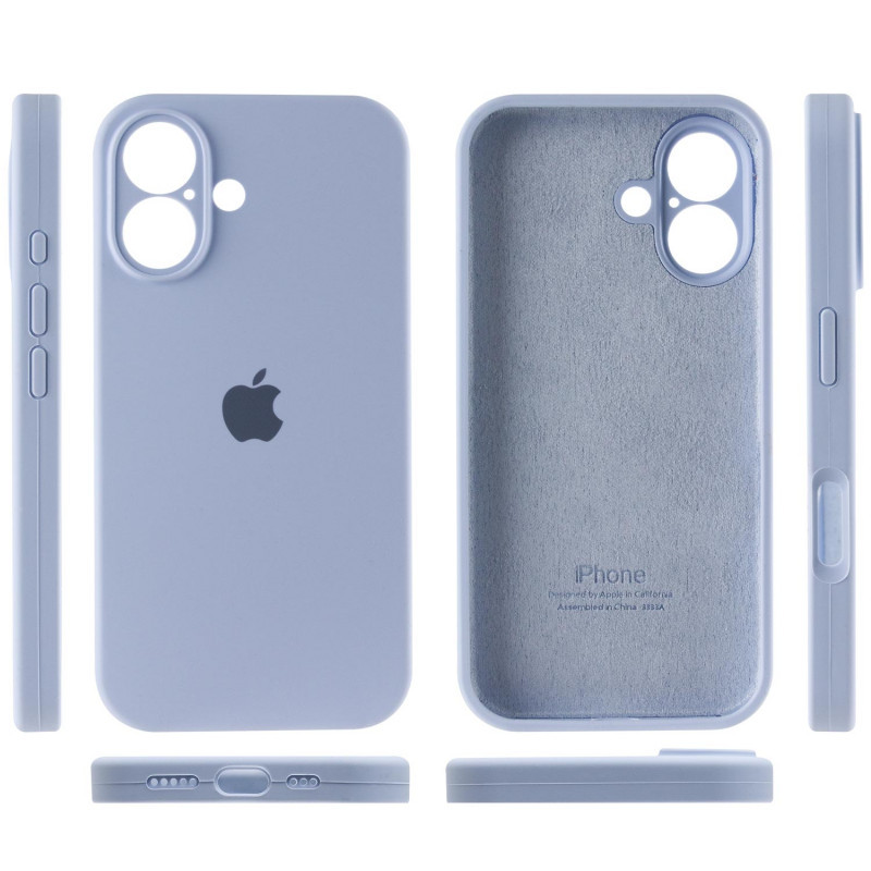Чехол Silicone Case Full Camera Protective (AA) для Apple iPhone 16 Plus (6.7") Херсон - зображення 12