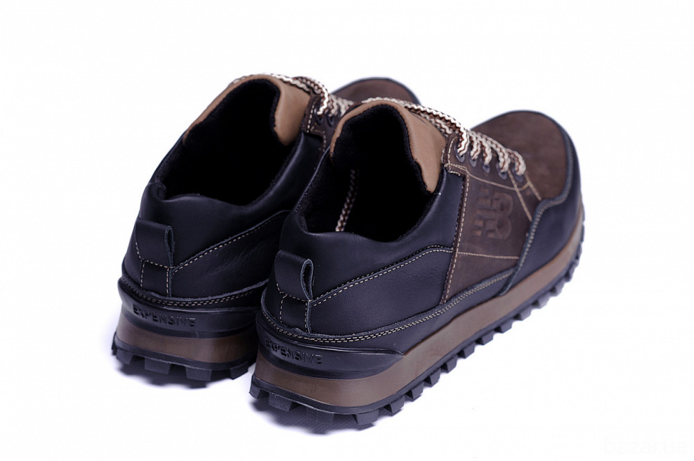 Мужские кожаные кроссовки New Balance Clasic Brown Киев - изображение 6