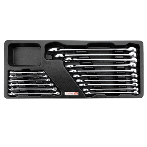 Набор рожково-накидных ключей 6-24мм 16 ед. (в ложементе) TOPTUL GAAT1602 Харків - зображення 1