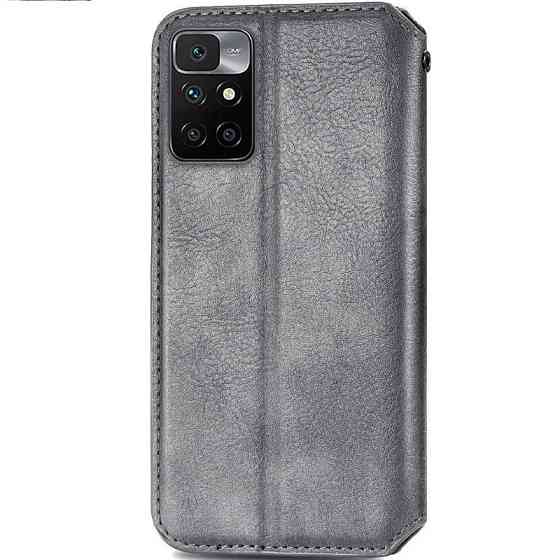 Кожаный чехол-книжка GETMAN Cubic (PU) для Xiaomi Redmi 10 Херсон