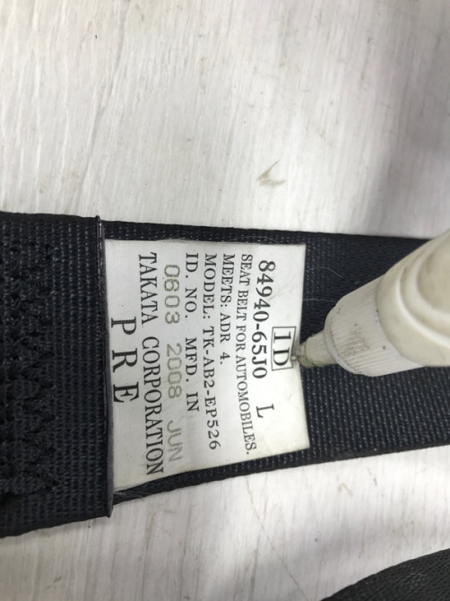 Ремень безопасности передний левый Suzuki Grand Vitara JT 2.4 БЕНЗИН J24B 2005 (б/у) Киев - изображение 5