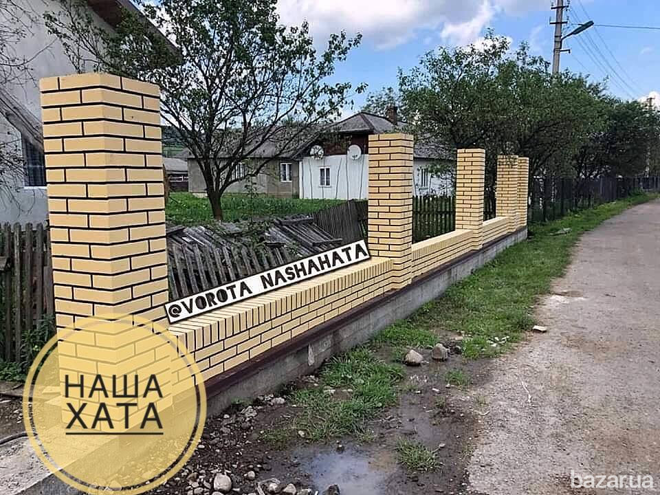 Суцільні стовпи від виробника у формі клінкерної цегли. Черновцы - изображение 6